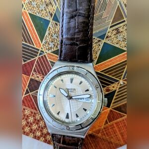 Vintage Swatch Irony "Quarterman" SR6265W – Swiss MadeClassic Stainless Steel